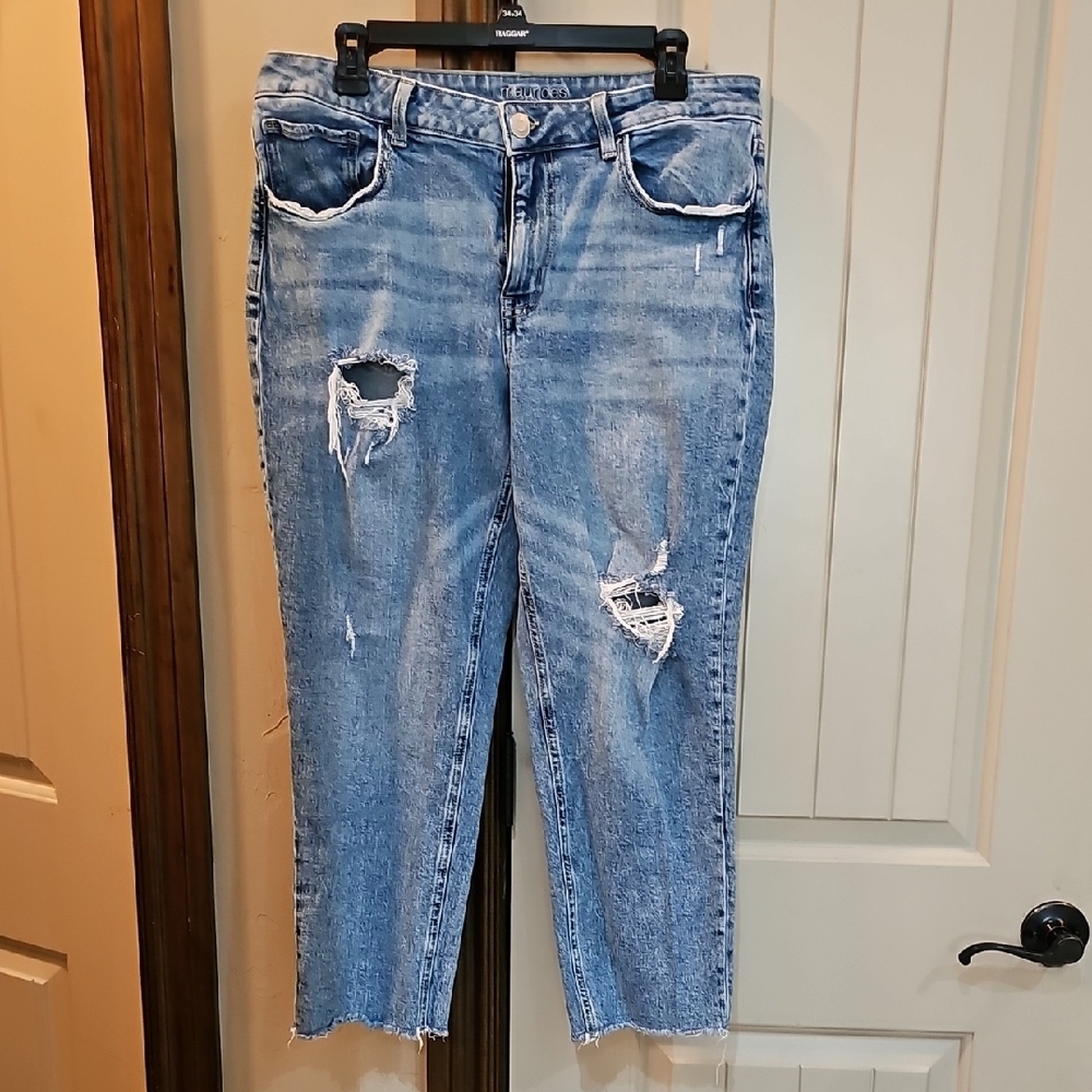 Maurices Distressed Blue Jeans